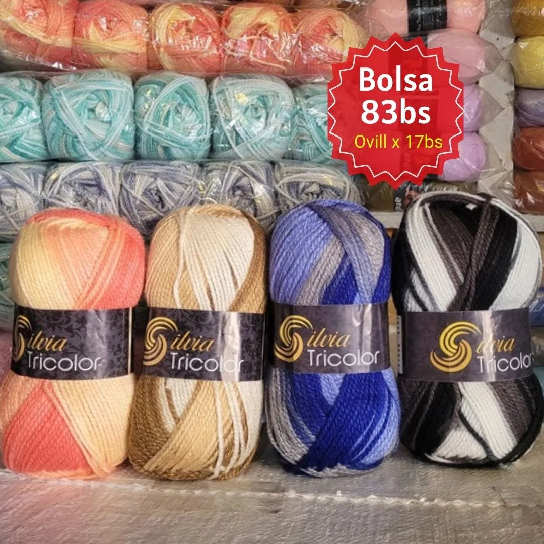Lana Silvia Tricolor - Imagen 3